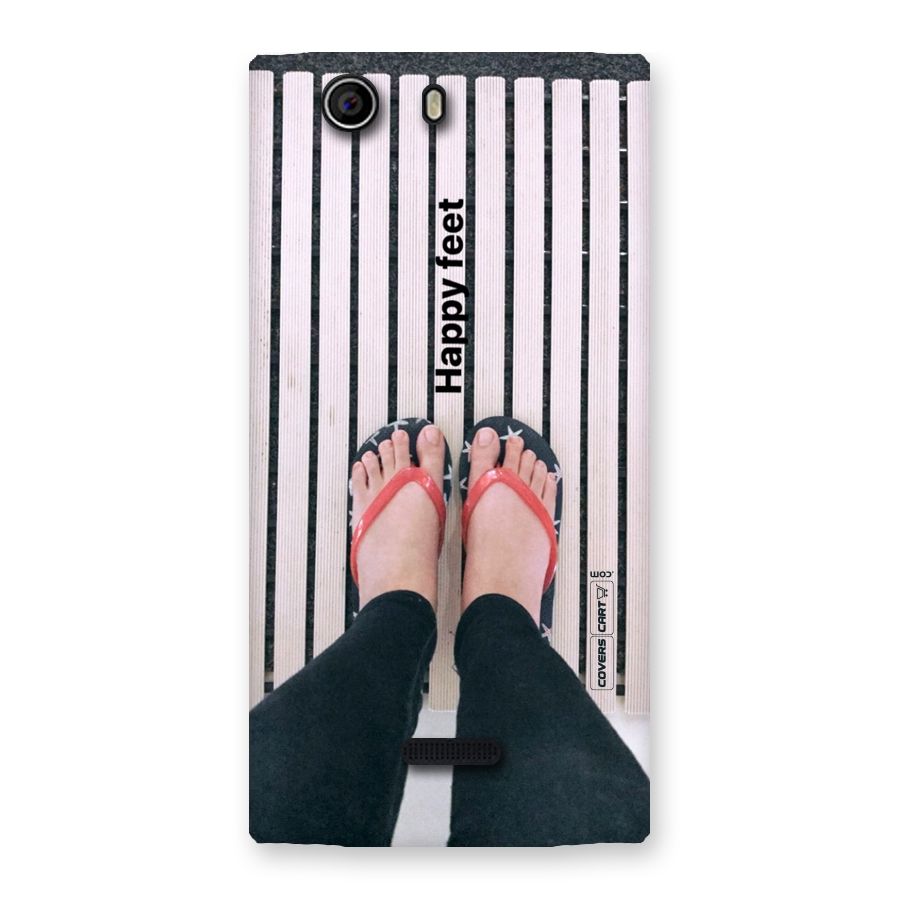 Happy Feet Back Case for Canvas Nitro 2 E311