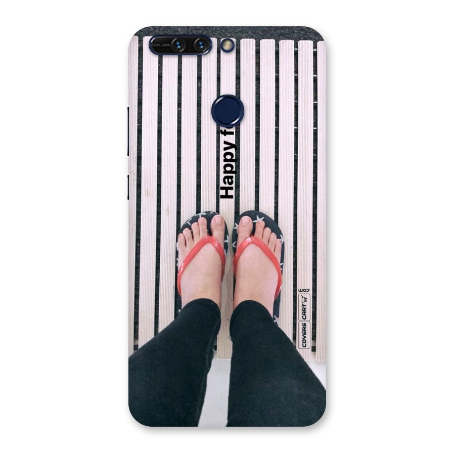 Happy Feet Back Case for Honor 8 Pro