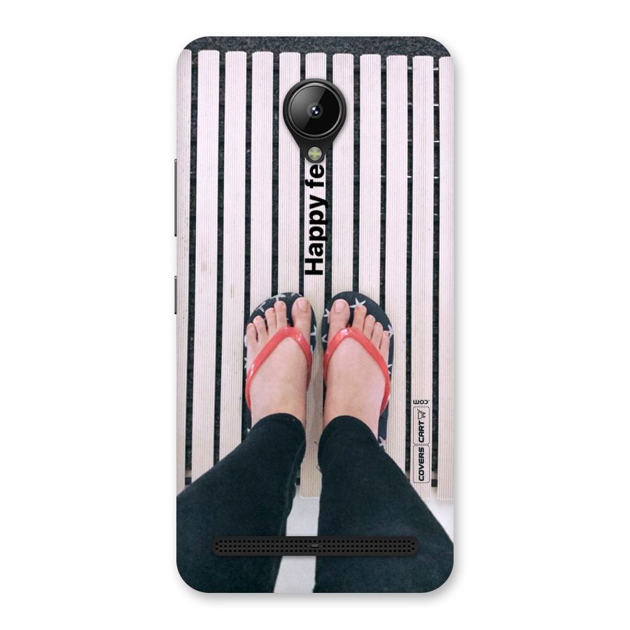 Happy Feet Back Case for Lenovo C2