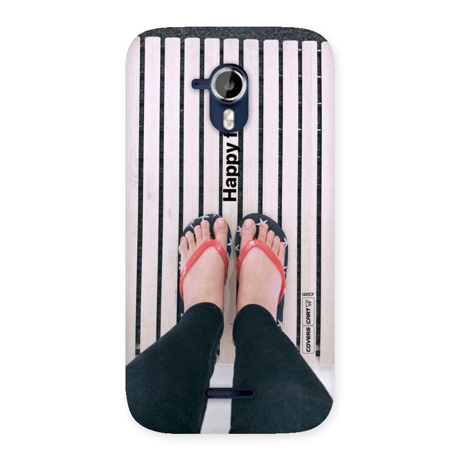Happy Feet Back Case for Micromax Canvas Magnus A117