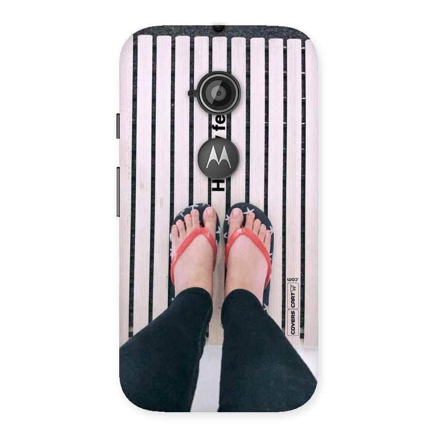 Happy Feet Back Case for Moto E 2nd Gen