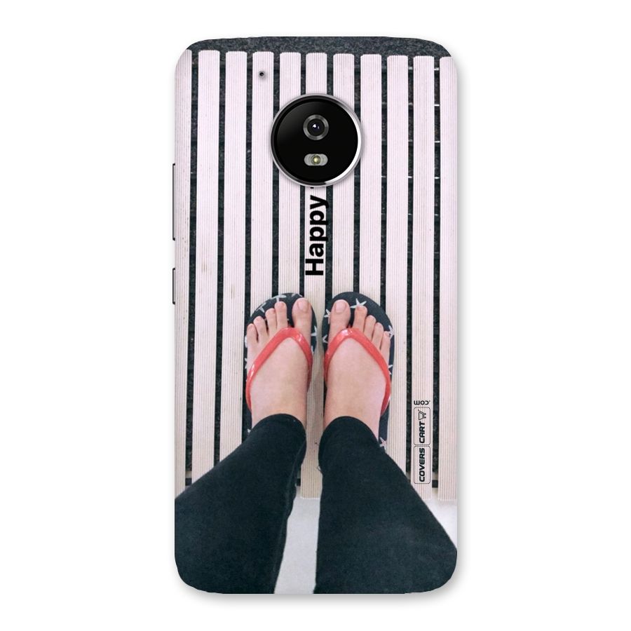 Happy Feet Back Case for Moto G5