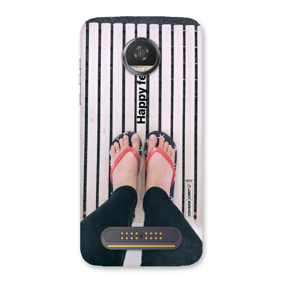 Happy Feet Back Case for Moto Z2 Play