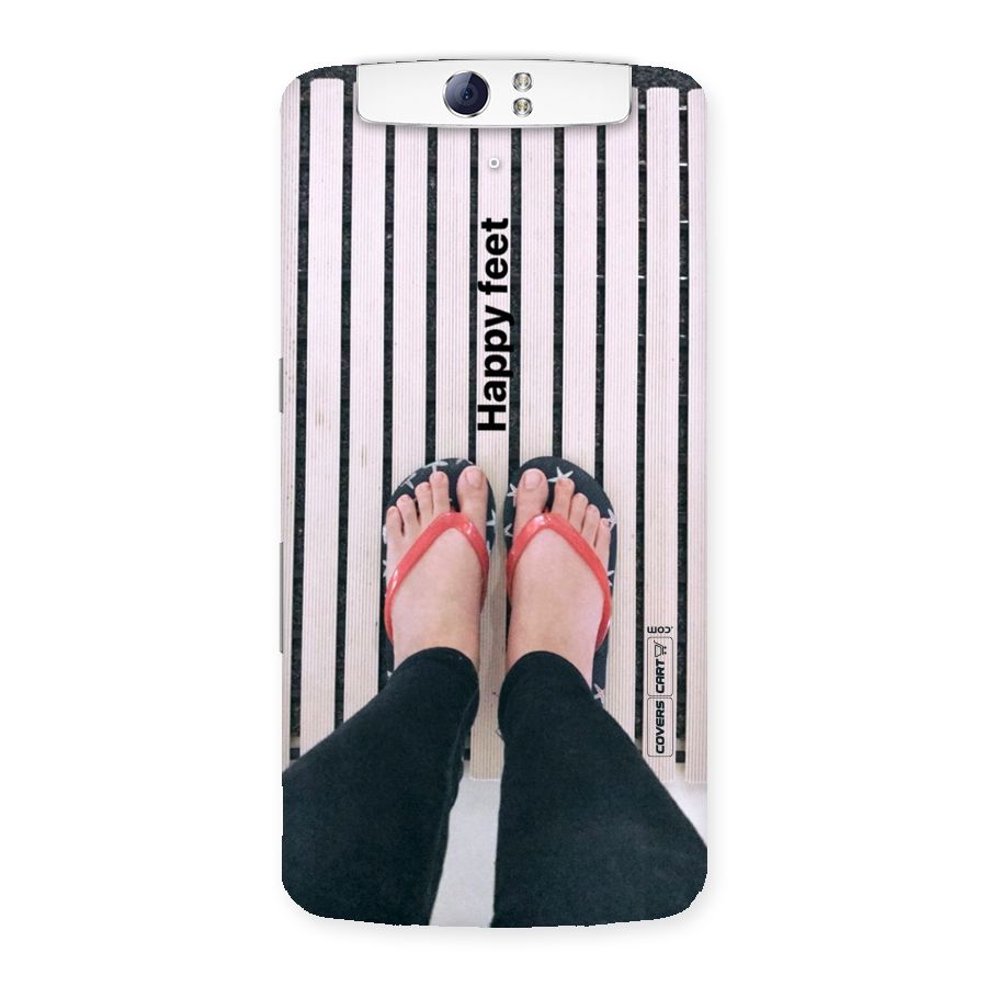 Happy Feet Back Case for Oppo N1