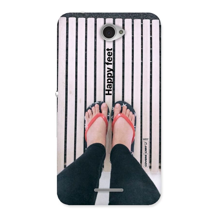 Happy Feet Back Case for Sony Xperia E4