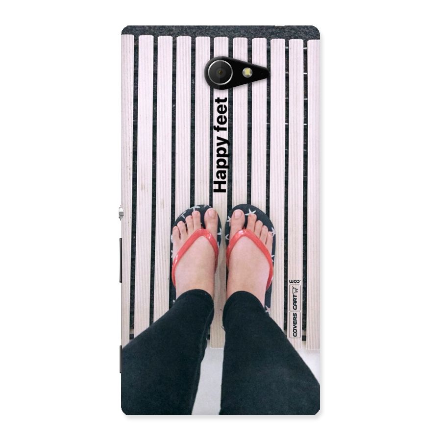Happy Feet Back Case for Sony Xperia M2