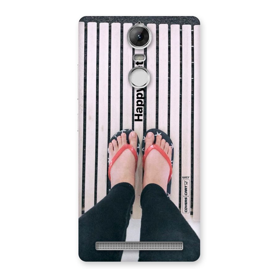 Happy Feet Back Case for Vibe K5 Note