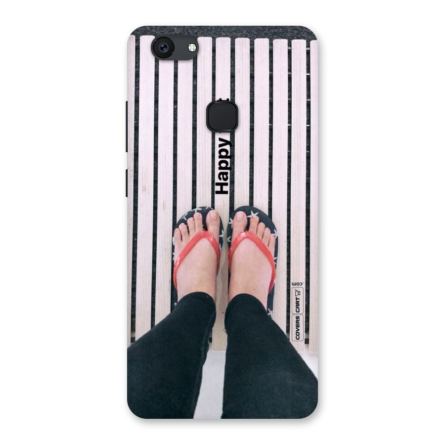Happy Feet Back Case for Vivo V7 Plus