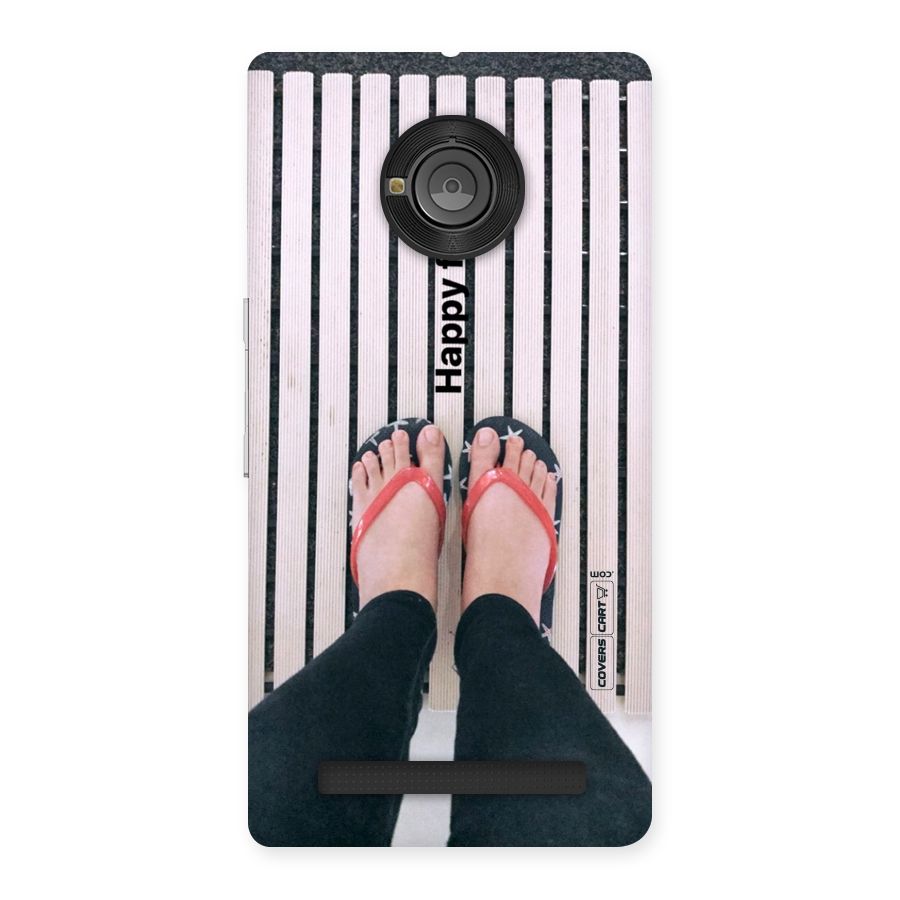 Happy Feet Back Case for Yu Yuphoria