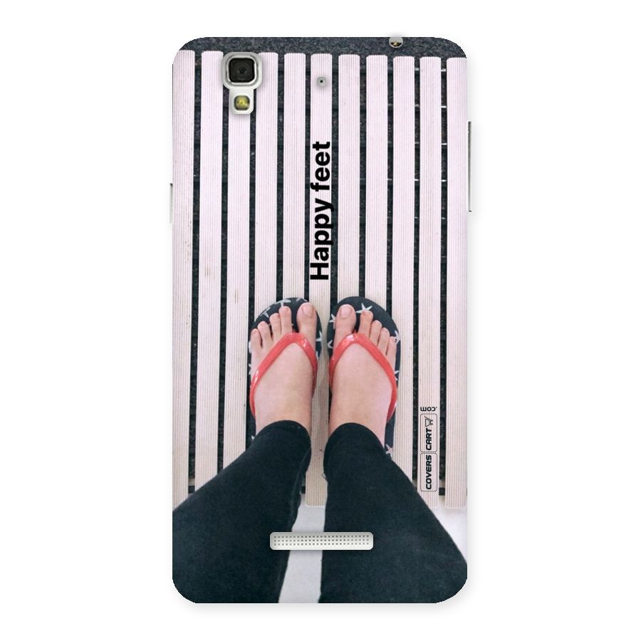 Happy Feet Back Case for Yu Yureka