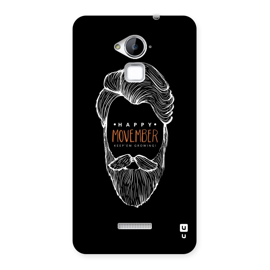 Happy Movember Black Back Case for Coolpad Note 3