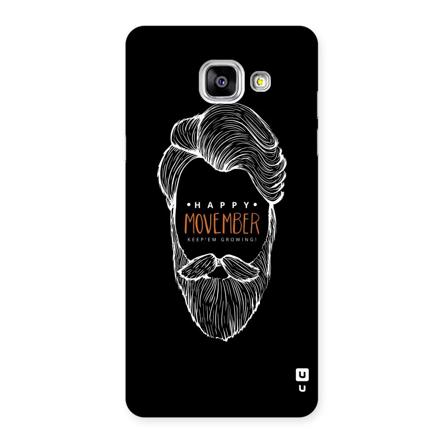 Happy Movember Black Back Case for Galaxy A5 2016