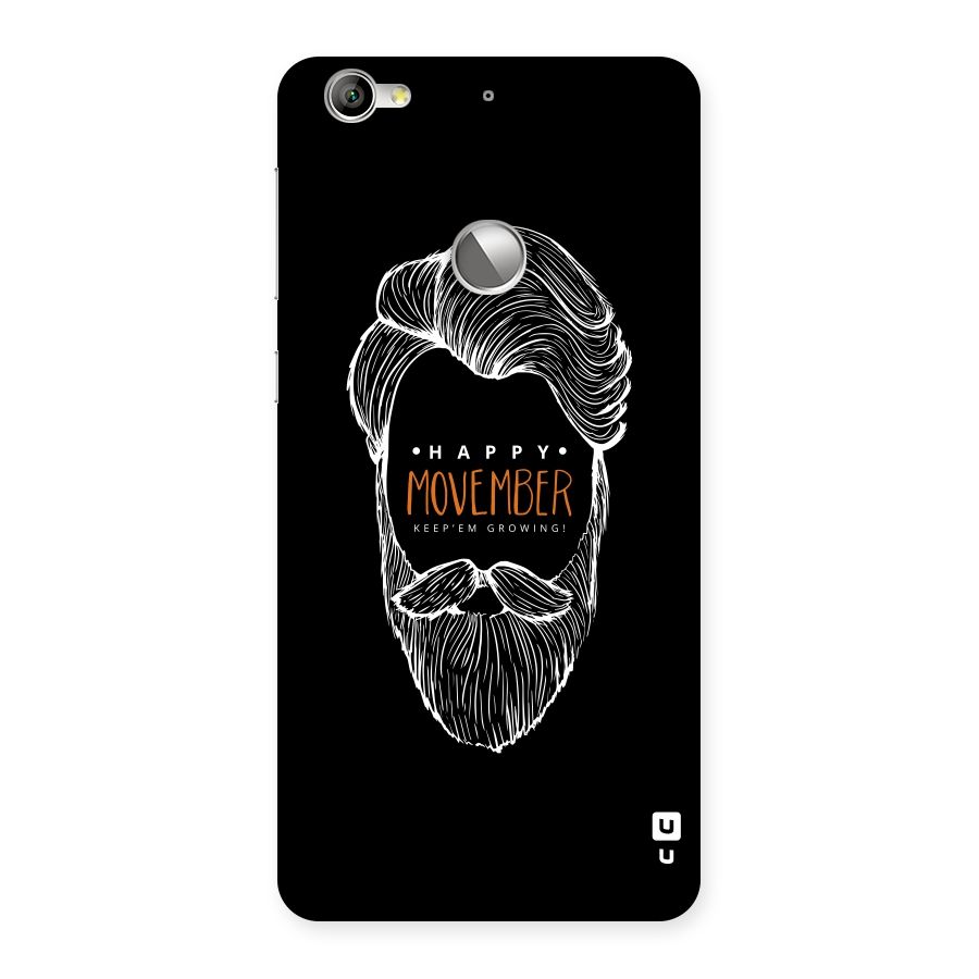 Happy Movember Black Back Case for LeTV Le 1s