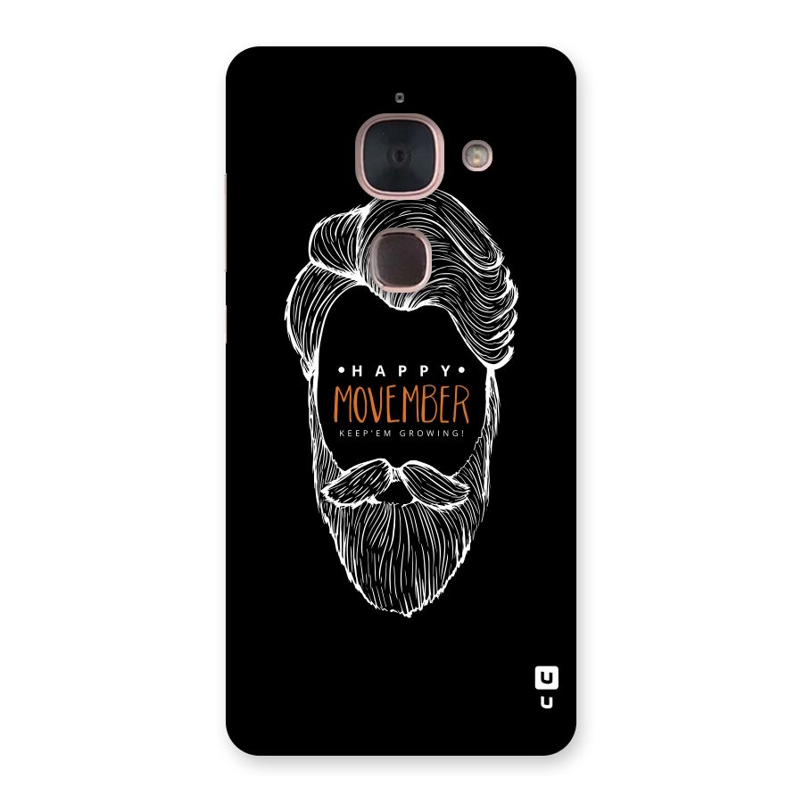 Happy Movember Black Back Case for Le Max 2
