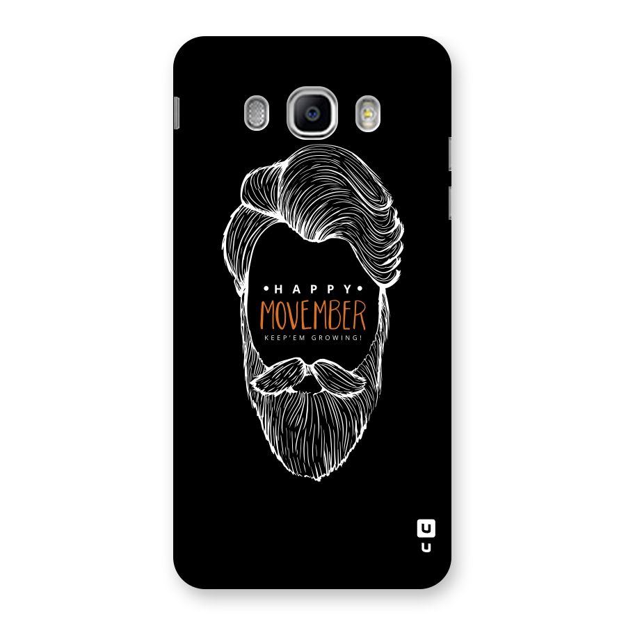 Happy Movember Black Back Case for Samsung Galaxy J5 2016