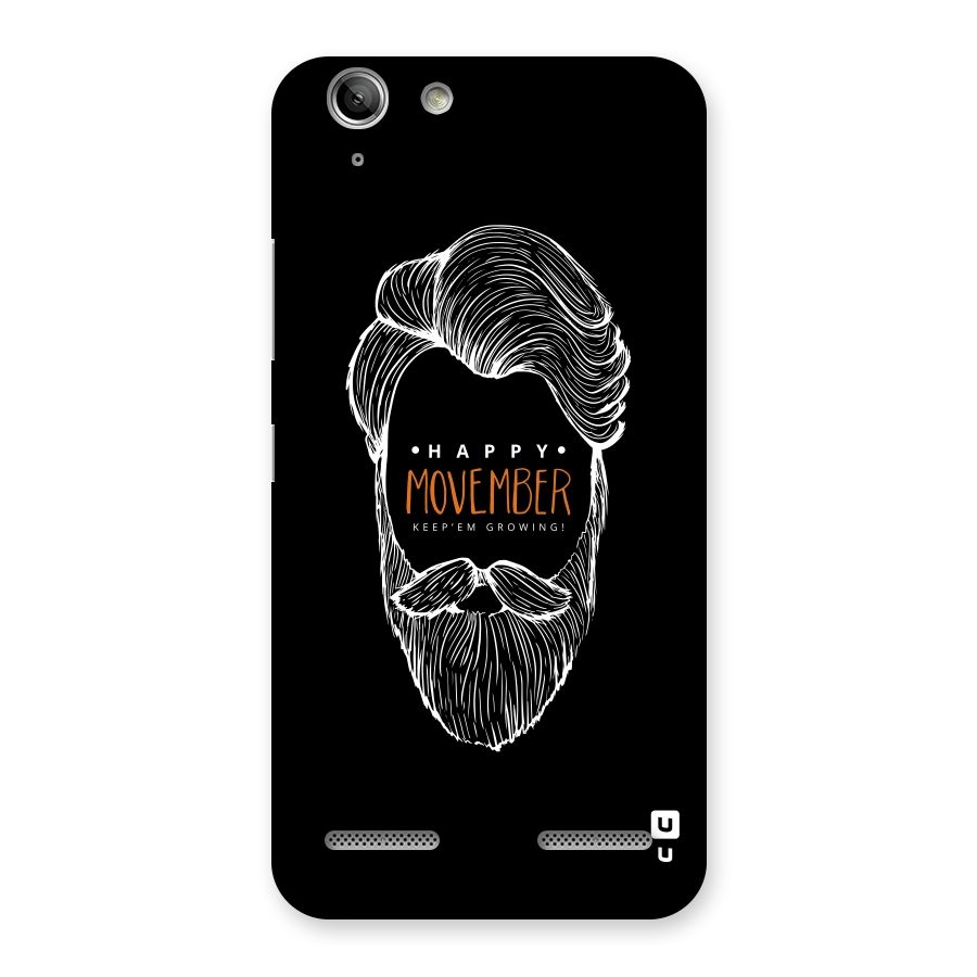 Happy Movember Black Back Case for Vibe K5