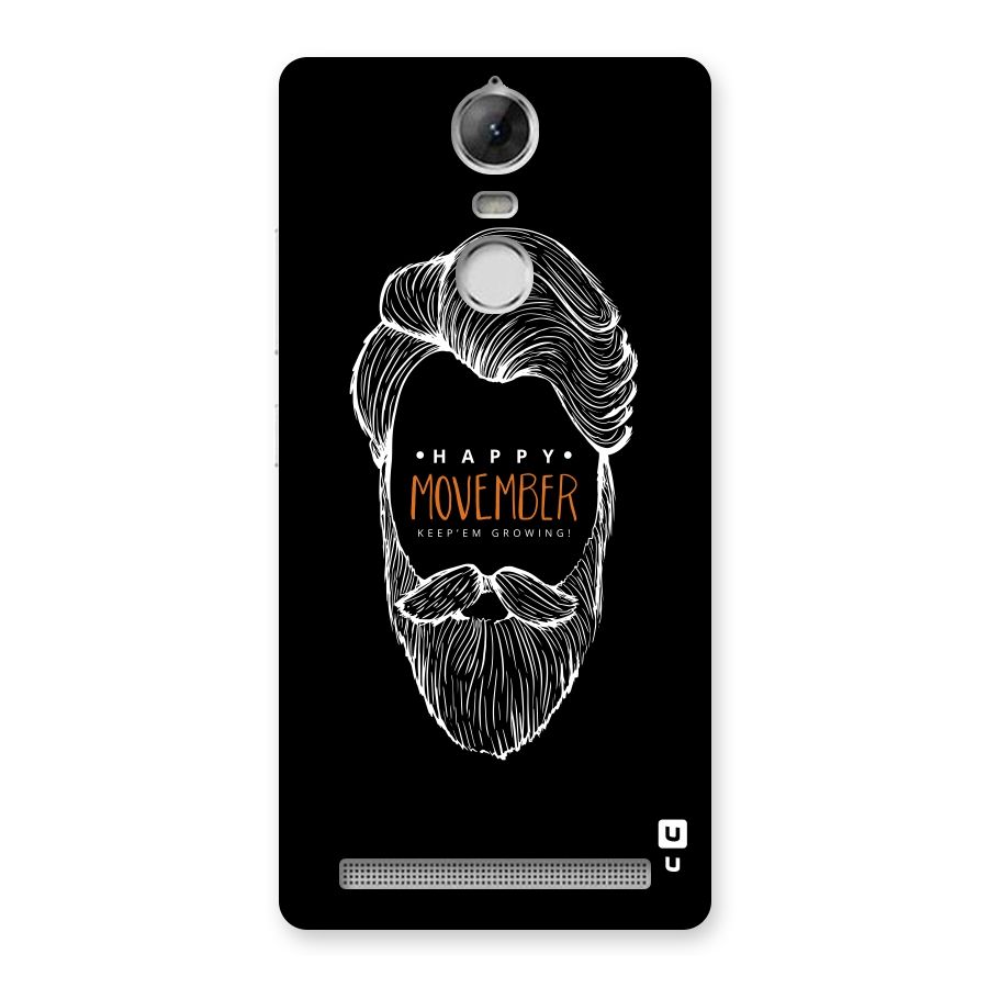 Happy Movember Black Back Case for Vibe K5 Note