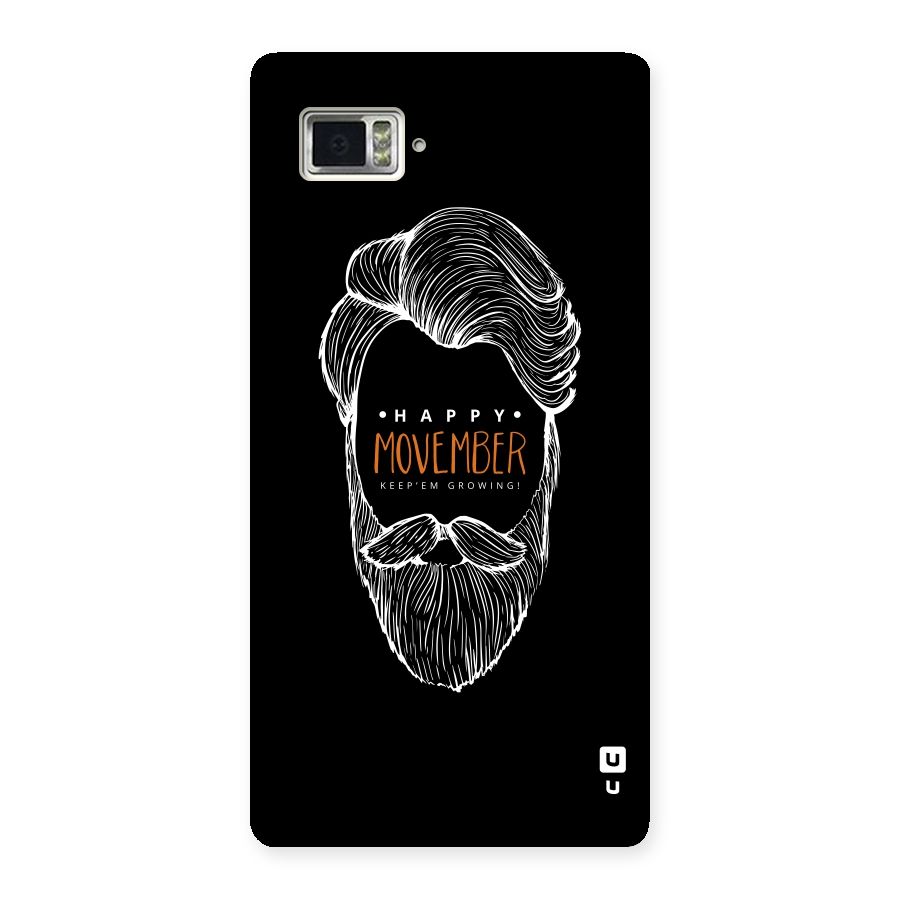 Happy Movember Black Back Case for Vibe Z2 Pro K920