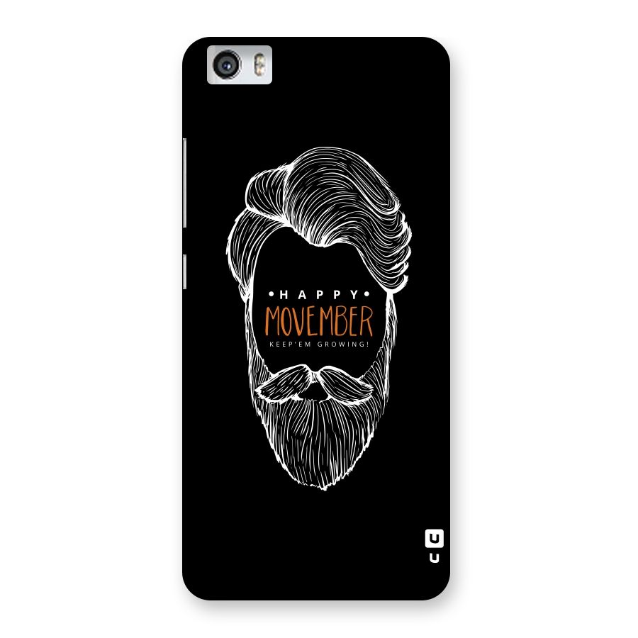 Happy Movember Black Back Case for Xiaomi Redmi Mi5