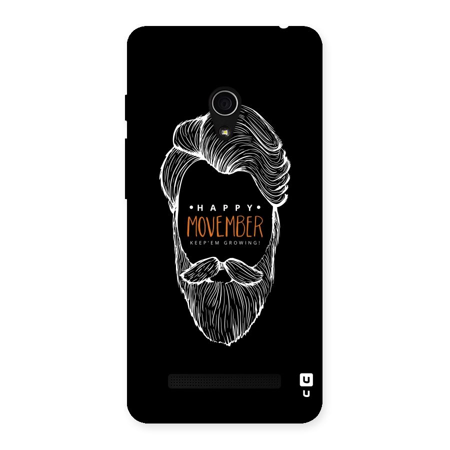 Happy Movember Black Back Case for Zenfone 5