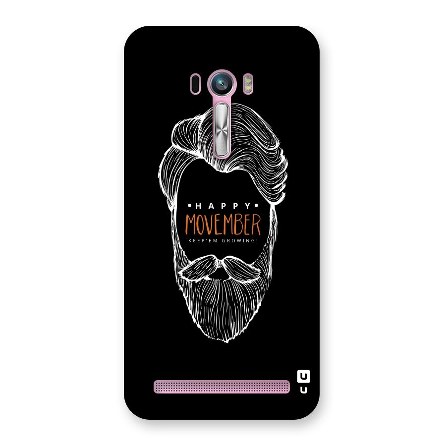 Happy Movember Black Back Case for Zenfone Selfie