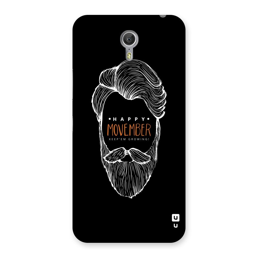 Happy Movember Black Back Case for Zuk Z1