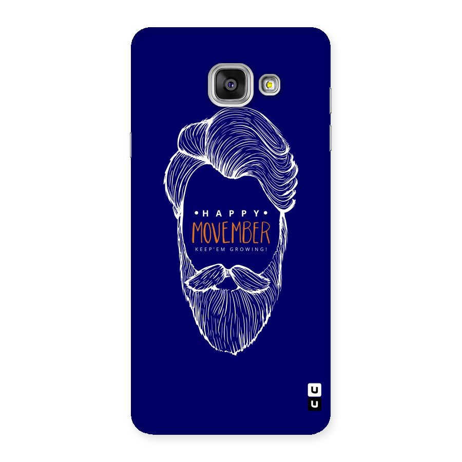 Happy Movember Blue Back Case for Galaxy A7 2016