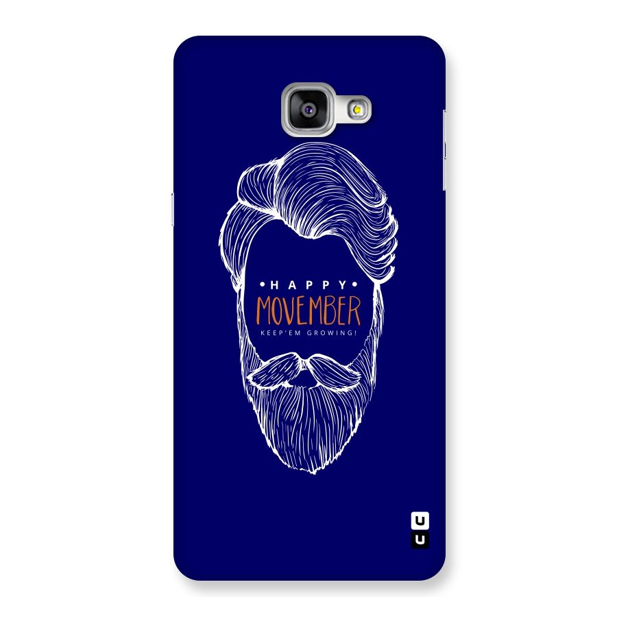 Happy Movember Blue Back Case for Galaxy A9