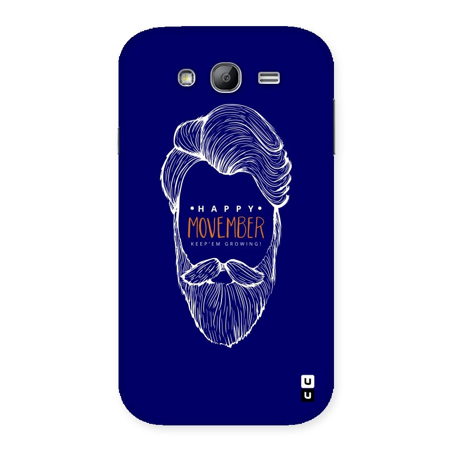 Happy Movember Blue Back Case for Galaxy Grand