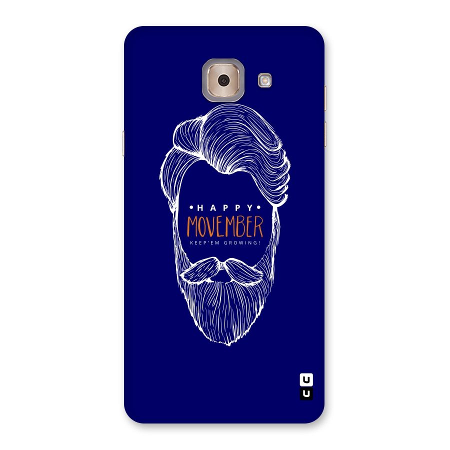 Happy Movember Blue Back Case for Galaxy J7 Max