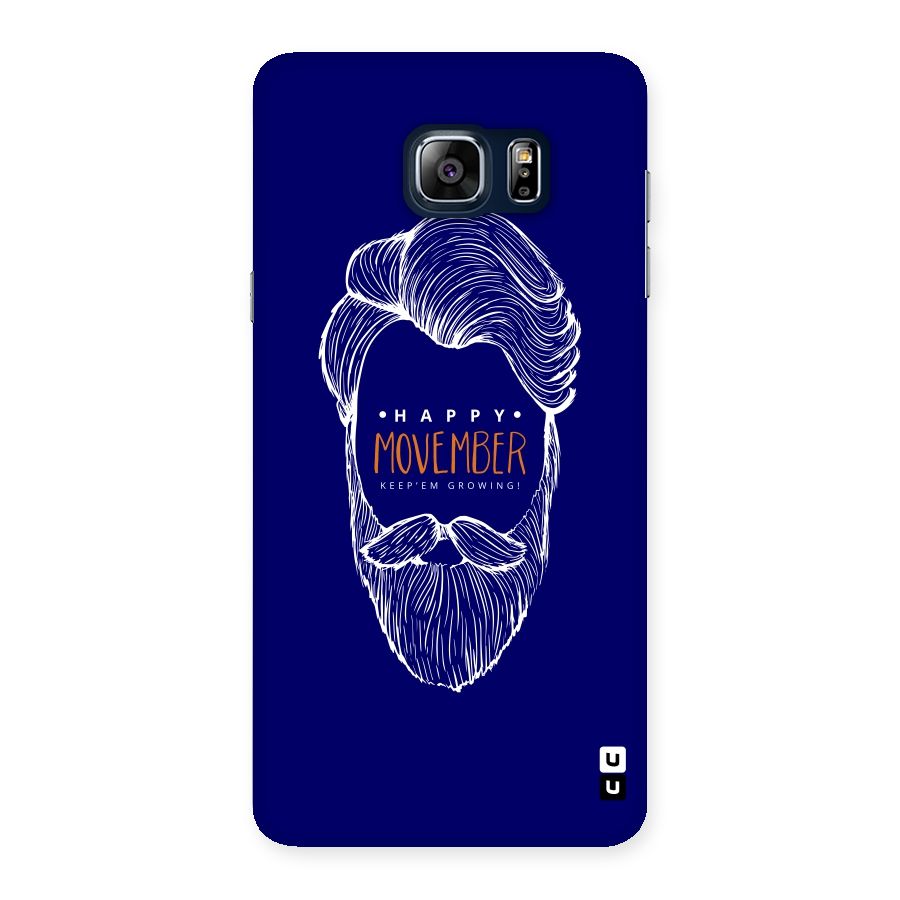 Happy Movember Blue Back Case for Galaxy Note 5