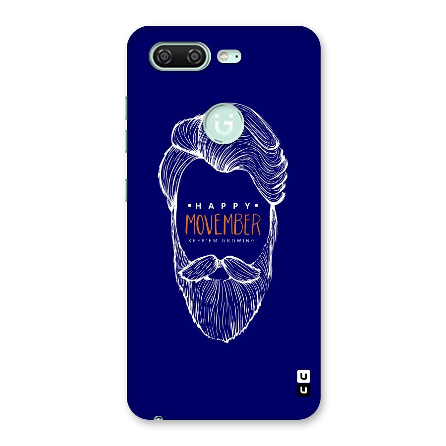 Happy Movember Blue Back Case for Gionee S10