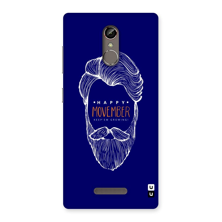 Happy Movember Blue Back Case for Gionee S6s