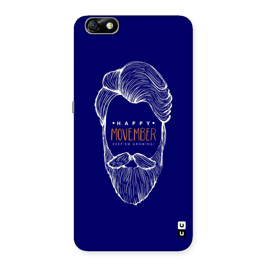Happy Movember Blue Back Case for Honor 4X