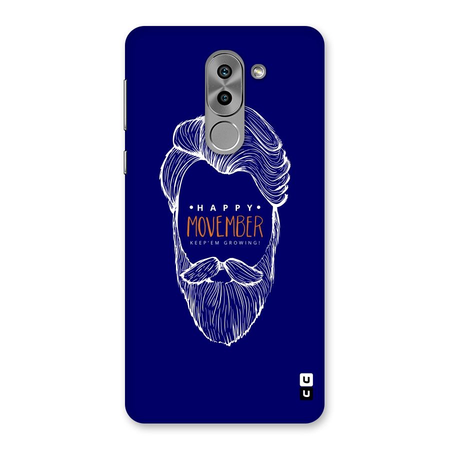 Happy Movember Blue Back Case for Honor 6X