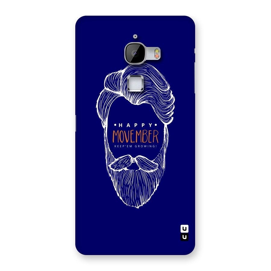 Happy Movember Blue Back Case for LeTv Le Max