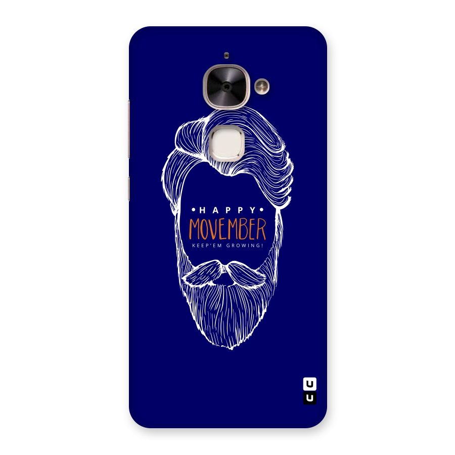 Happy Movember Blue Back Case for Le 2