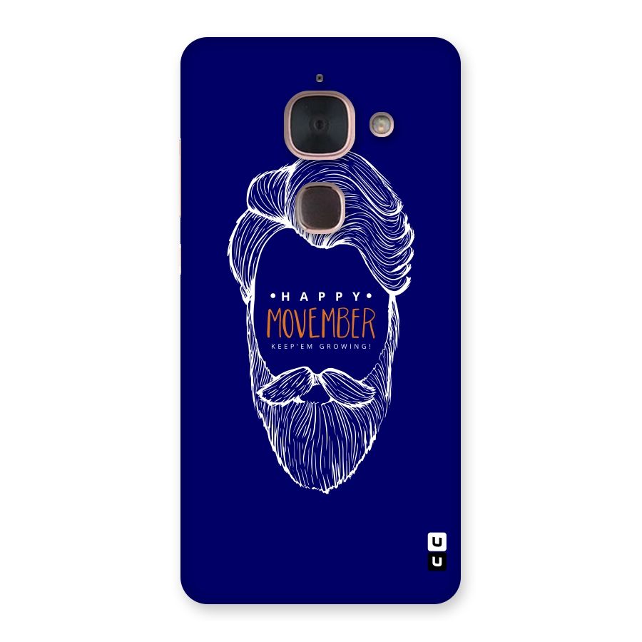 Happy Movember Blue Back Case for Le Max 2