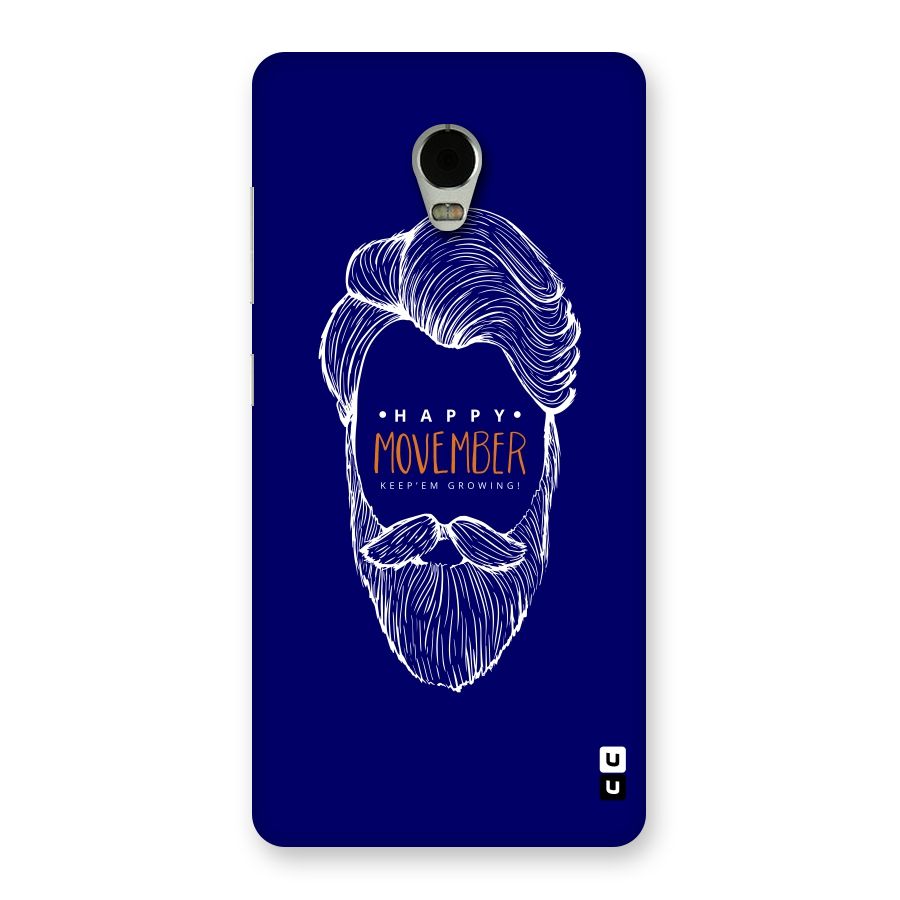 Happy Movember Blue Back Case for Lenovo Vibe P1