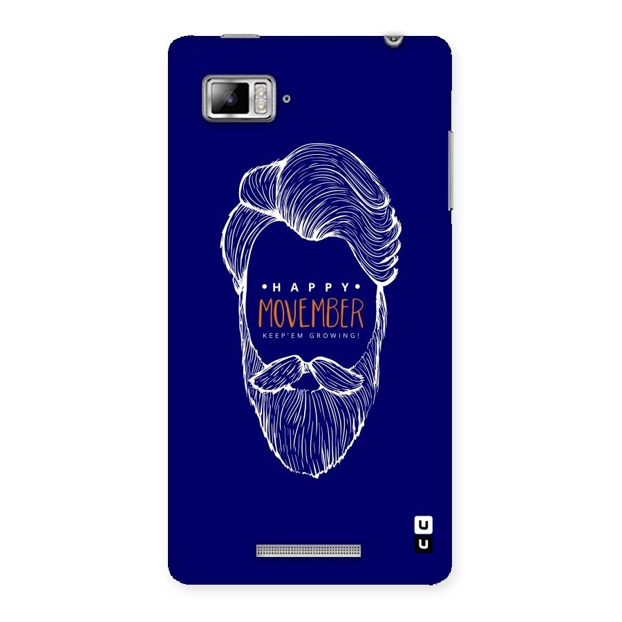 Happy Movember Blue Back Case for Lenovo Vibe Z K910