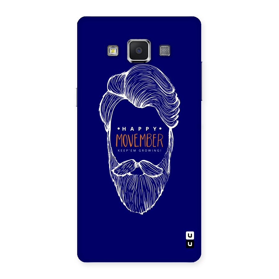 Happy Movember Blue Back Case for Samsung Galaxy A5