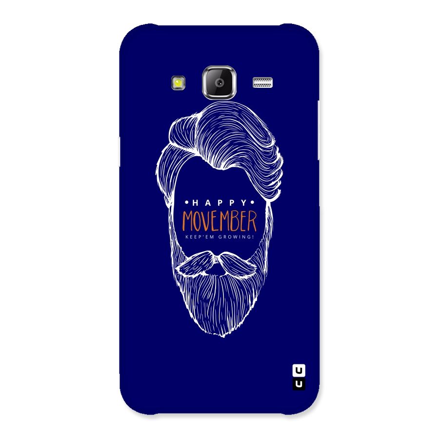 Happy Movember Blue Back Case for Samsung Galaxy J5