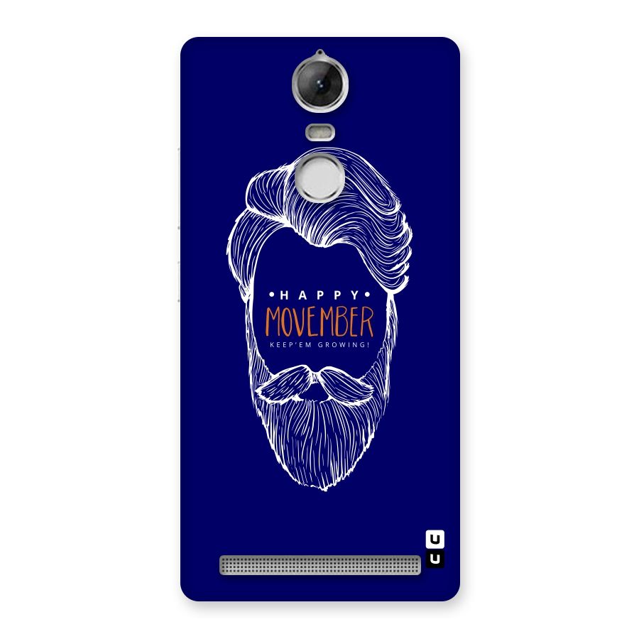 Happy Movember Blue Back Case for Vibe K5 Note