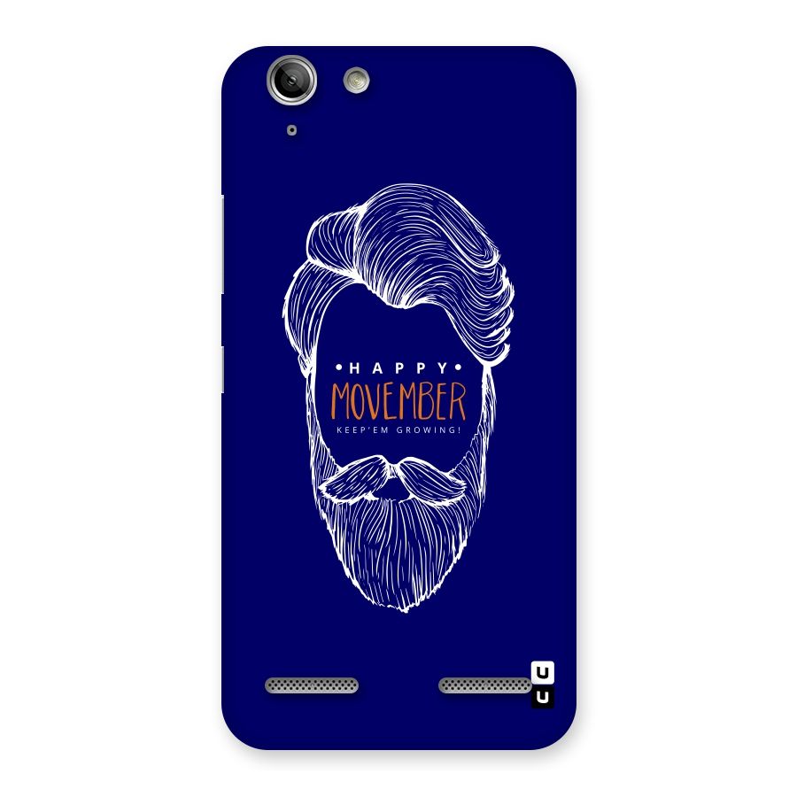 Happy Movember Blue Back Case for Vibe K5 Plus