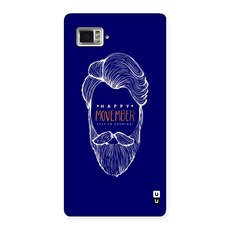 Happy Movember Blue Back Case for Vibe Z2 Pro K920