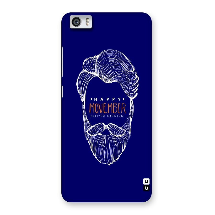 Happy Movember Blue Back Case for Xiaomi Redmi Mi5