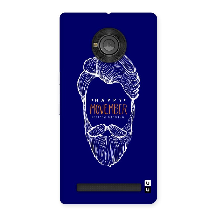 Happy Movember Blue Back Case for Yu Yunique