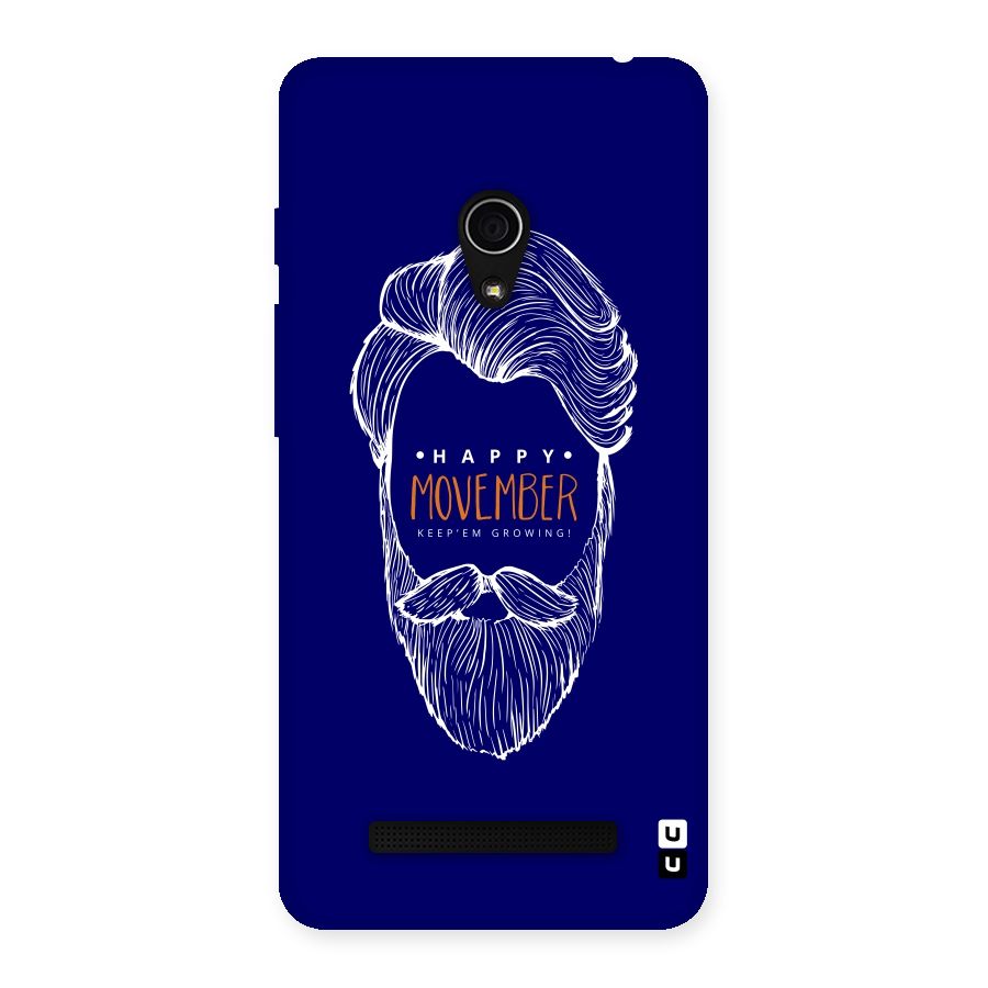 Happy Movember Blue Back Case for Zenfone 5