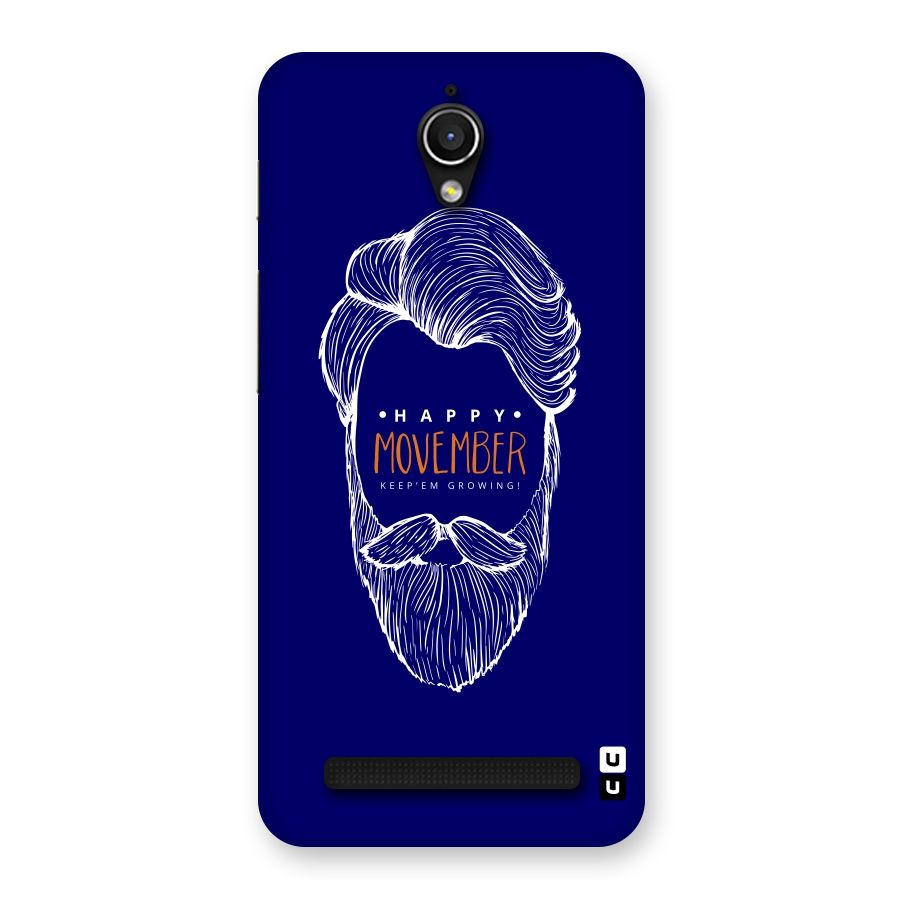 Happy Movember Blue Back Case for Zenfone Go