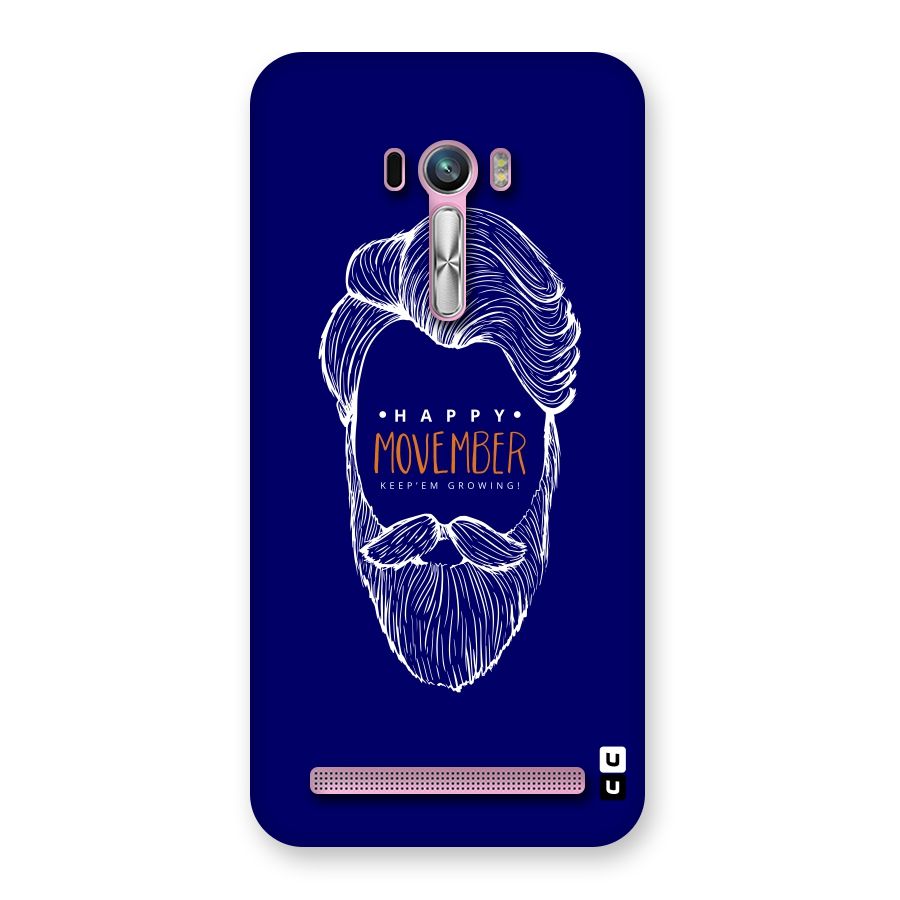 Happy Movember Blue Back Case for Zenfone Selfie